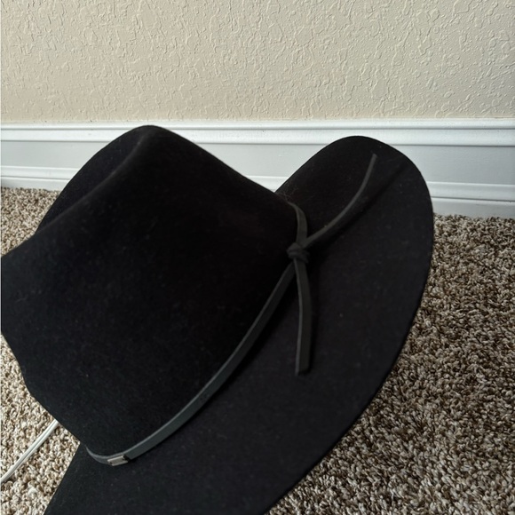 Brixton | Women\'s 100% Wool Wesley Fedora Hat Size Large 7.5 Black NWT main image 9